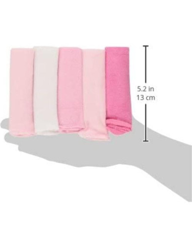 Juego de Toallitas de Lavado Spasilk para Bebés 20 Piezas Rosa