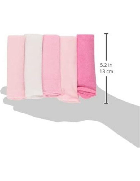 Juego de Toallitas de Lavado Spasilk para Bebés 20 Piezas Rosa Juego de Toallitas de Lavado Spasilk para Bebés 20 Piezas Rosa