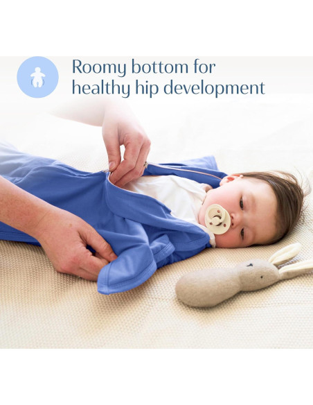 SleepingBaby Zipadee-Zip Manta de Swaddle Grande Azul 12-24 Meses SleepingBaby Zipadee-Zip Manta de Swaddle Grande Azul 12-24 Meses
