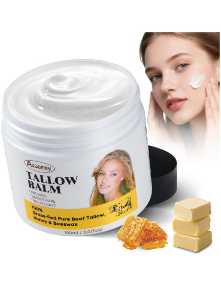 Bálsamo Hidratante Facial Acosexy 143.4 g - Sebo de Res Orgánico Bálsamo Hidratante Facial Acosexy 143.4 g - Sebo de Res Orgánico