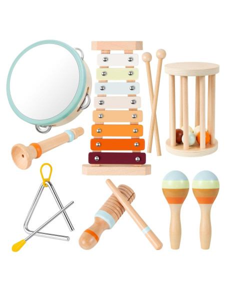 Juguetes Musicales Montessori Gokbuy 7 en 1 para 3 Años Juguetes Musicales Montessori Gokbuy 7 en 1 para 3 Años