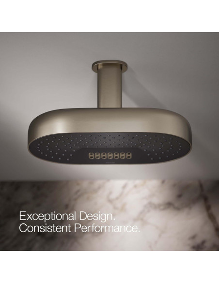 Cabezal de Ducha Kohler 26295-G-BN 35.6 cm Lluvia 1.75 GPM Cabezal de Ducha Kohler 26295-G-BN 35.6 cm Lluvia 1.75 GPM