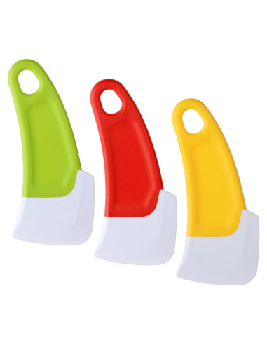 Juego de 3 Raspadores de Silicona TIESOME para Cocina
