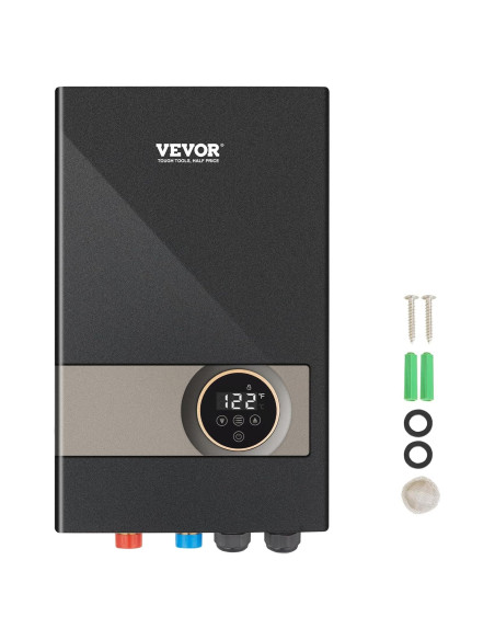 Calentador de Agua Eléctrico VEVOR 18KW Instantáneo Pared Calentador de Agua Eléctrico VEVOR 18KW Instantáneo Pared