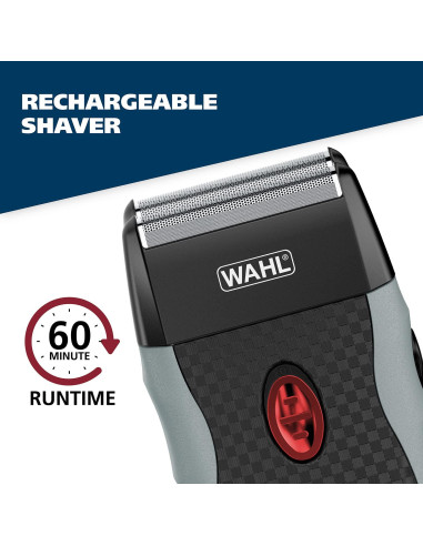 Afeitadora Recargable Wahl 7339-300 Titanio Hipoalergénico