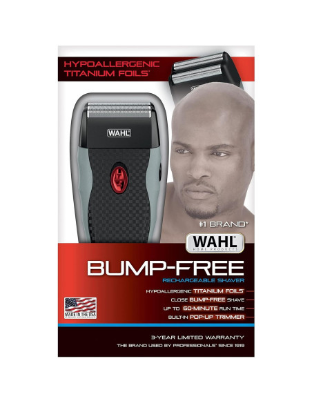 Afeitadora Recargable Wahl 7339-300 Titanio Hipoalergénico Afeitadora Recargable Wahl 7339-300 Titanio Hipoalergénico
