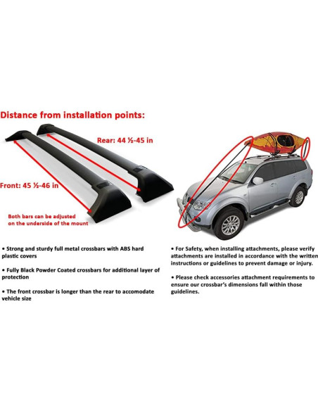Barras de techo BrightLines para Toyota Highlander 2020-2025 Barras de techo BrightLines para Toyota Highlander 2020-2025