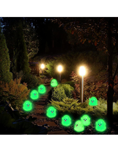 Figuras Mini Fantasmas Luminiscentes Halloween Liliful - 24 Pcs
