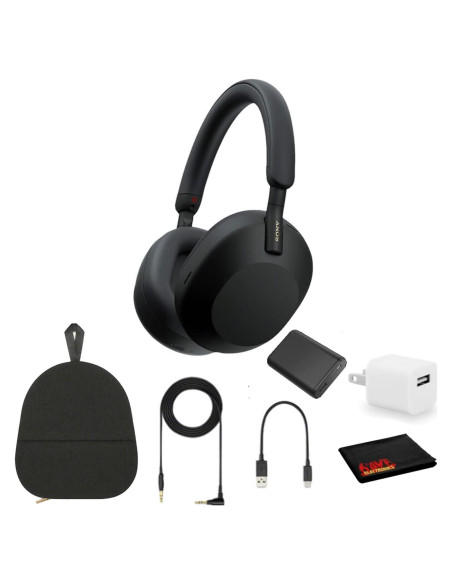Auriculares Inalámbricos Sony WH-1000XM5 Negro con ANC y 30h Batería Auriculares Inalámbricos Sony WH-1000XM5 Negro con ANC y 30h Batería