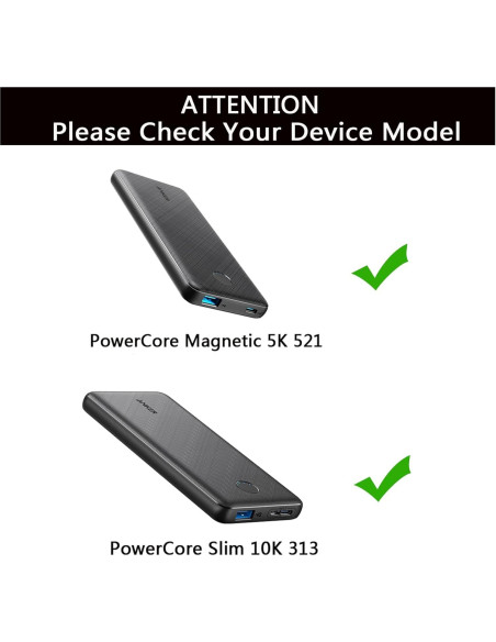 Funda Dura Khanka para Cargador Anker 313 PowerCore Slim 10K Funda Dura Khanka para Cargador Anker 313 PowerCore Slim 10K