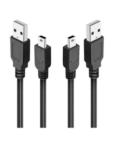 Paquete de 2 Cables USB de 2 metros para Micrófonos Blue Yeti