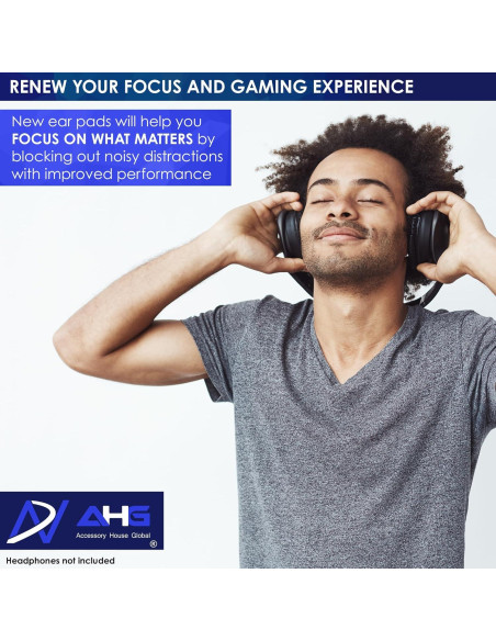 Almohadillas de Repuesto AHG para Auriculares HyperX Cloud Almohadillas de Repuesto AHG para Auriculares HyperX Cloud
