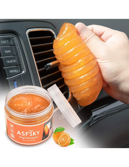 Gel de limpieza para coche ASFSKY - Multiusos, reutilizable Gel de limpieza para coche ASFSKY - Multiusos, reutilizable