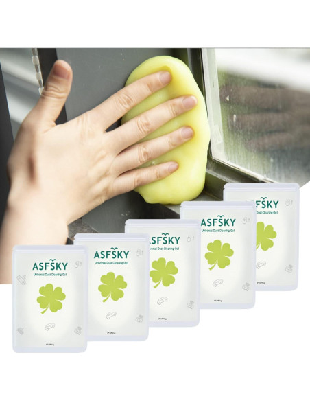 Gel de limpieza para coche ASFSKY - Multiusos, reutilizable Gel de limpieza para coche ASFSKY - Multiusos, reutilizable