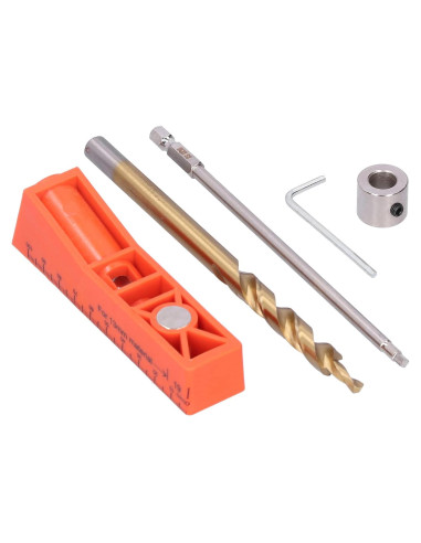 Kit de Plantilla de Agujeros de Pocket Hilitand 2 en 1 Metal