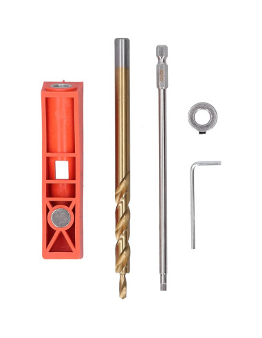 Kit de Plantilla de Agujeros de Pocket Hilitand 2 en 1 Metal