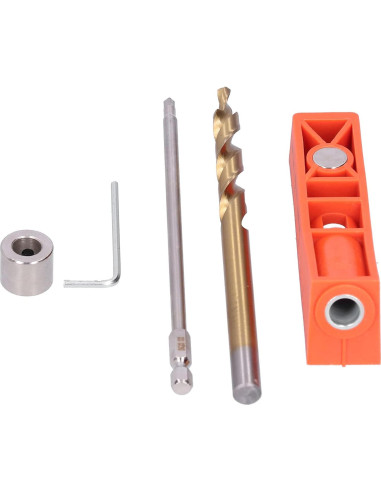 Kit de Plantilla de Agujeros de Pocket Hilitand 2 en 1 Metal