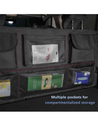 Organizador de Maletero de Coche FALVFUN Impermeable 100x45cm