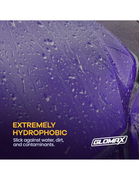 Spray de Cera Cerámica GLOMAX 473 ml - Hidrofóbico UV Spray de Cera Cerámica GLOMAX 473 ml - Hidrofóbico UV