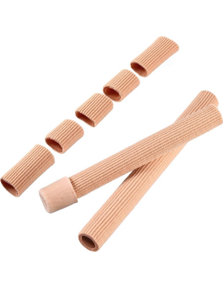 Tuberías de Gel Hestya para Dedos de Pies 6 Pcs Protector Tuberías de Gel Hestya para Dedos de Pies 6 Pcs Protector