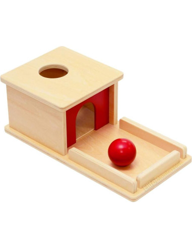 Caja de Permanencia de Objetos Elite Montessori con Bandeja