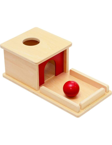 Caja de Permanencia de Objetos Elite Montessori con Bandeja Caja de Permanencia de Objetos Elite Montessori con Bandeja