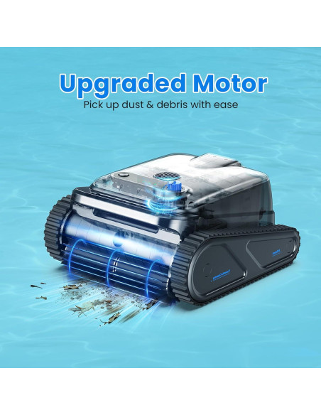 Limpiador de Piscinas Robótico Y50S OUCAXIA 4 Modos 4L Azul Limpiador de Piscinas Robótico Y50S OUCAXIA 4 Modos 4L Azul