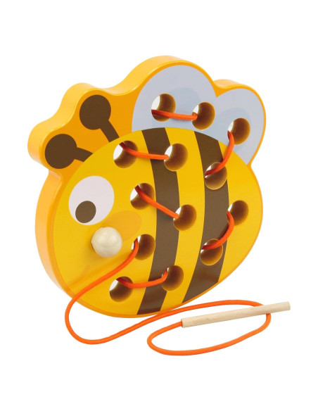 Juguete de Enhebrado de Madera Sealive Abeja para Niños Juguete de Enhebrado de Madera Sealive Abeja para Niños