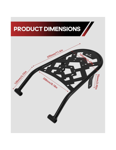 Soporte Trasero INKUDRI para CRF300L y Rally 2021-2025 Soporte Trasero INKUDRI para CRF300L y Rally 2021-2025