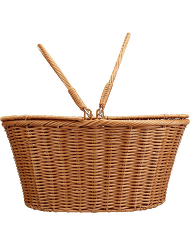 Cesta de Picnic Kovot de Polipropileno Trenzado 40.6x34.3x19.1cm