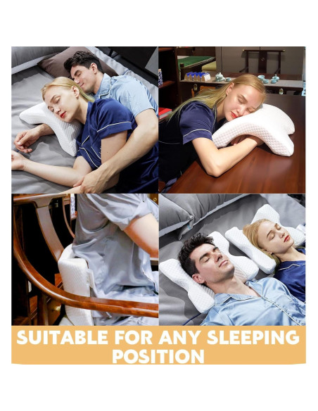 Almohada de Abrazo FITHUGOO para Parejas con Agujero Almohada de Abrazo FITHUGOO para Parejas con Agujero