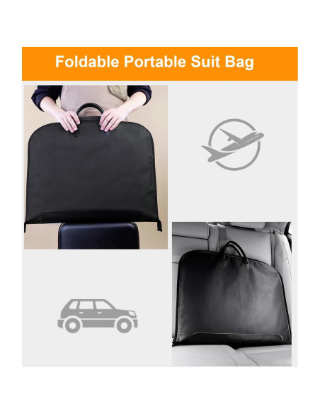 Bolsa de Traje Plegable BOLSA WIZARD 101.6 cm Impermeable Negro Bolsa de Traje Plegable BOLSA WIZARD 101.6 cm Impermeable Negro