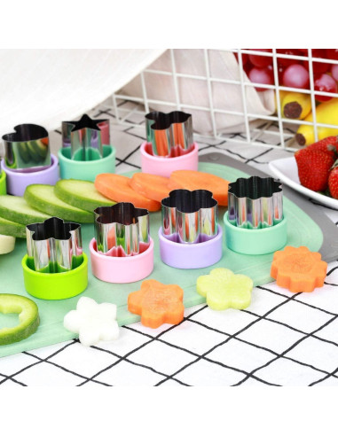 Juego de Cortadores de Verduras Magigift - 8 Piezas Acero Inoxidable