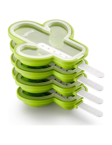 Molde de Helado Cactus Lekue Verde 95ml Silicona