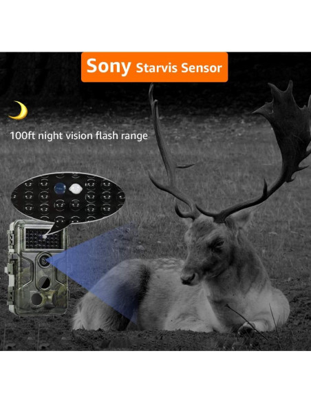 Cámara de Sendero GardePro A3S 64MP con Visión Nocturna 30.48m Cámara de Sendero GardePro A3S 64MP con Visión Nocturna 30.48m