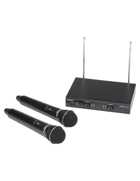 Sistema Inalámbrico VHF Doble Canal Samson Stage 200