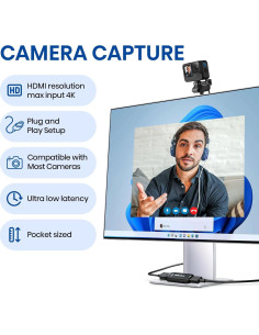 Cam Link 4K - Tarjeta de Captura Externa HDMI a USB 3.0 2