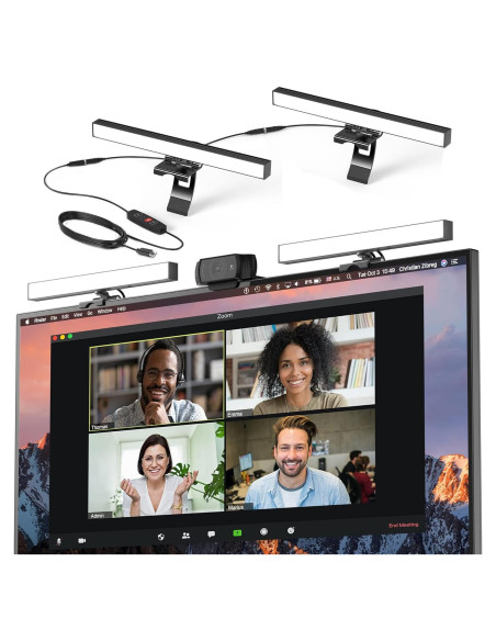 Iluminación para Videoconferencias HumanCentric - Kit Doble USB-C Iluminación para Videoconferencias HumanCentric - Kit Doble USB-C