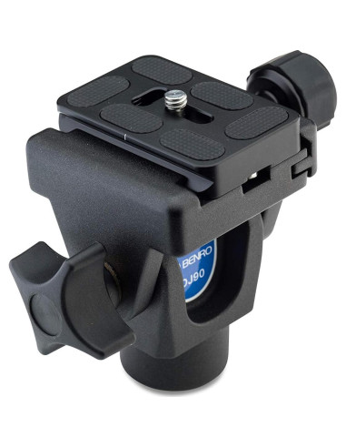 Cabezal Inclinado Benro DJ90 con Placa PU60 para Cámara