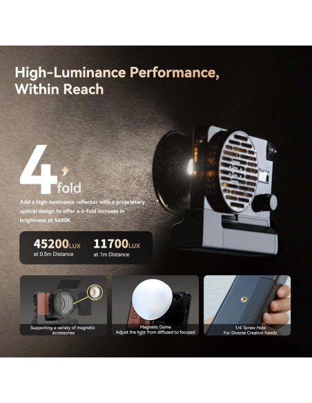 Kit de Luz de Video LED Bi-Color Colbor W100 con Batería 71Wh Kit de Luz de Video LED Bi-Color Colbor W100 con Batería 71Wh