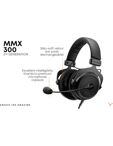Auriculares Beyerdynamic MMX 300 2da Generación para Juegos