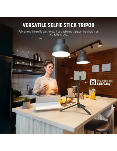 Trípode de Selfie NEEWER TS04 para iPhone y DSLR 149.5cm