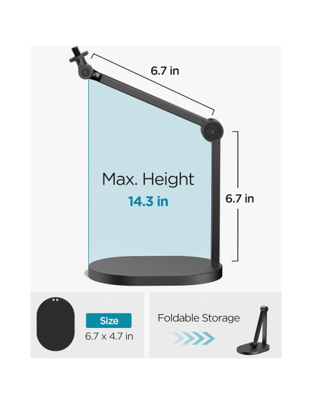 Soporte de Micrófono InnoGear con Montaje de Escritorio 360 Soporte de Micrófono InnoGear con Montaje de Escritorio 360