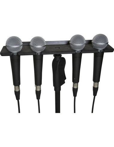 Soporte para 4 Micrófonos Gator Frameworks GFW-MIC-4TRAY