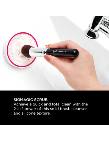 Limpiador de Brochas Sigma Beauty 2-en-1 Sólido 7,49cm