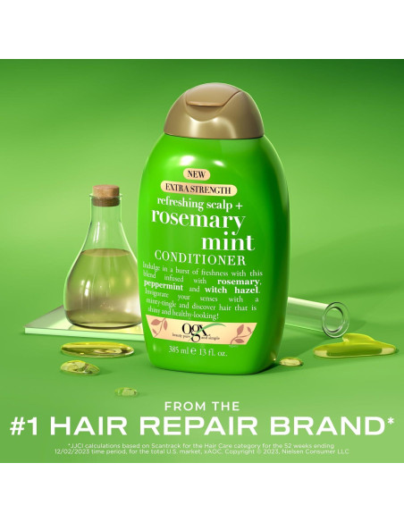 Acondicionador OGX Extra Fuerte Menta Romero 384 ml Acondicionador OGX Extra Fuerte Menta Romero 384 ml