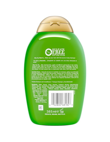 Acondicionador OGX Extra Fuerte Menta Romero 384 ml