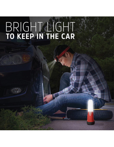 Kit de Seguridad Energizer: Linterna Frontal y de Mano LED IPX4