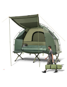 Tienda de Camping LDAILY Cot 5 en 1 para 1 Persona