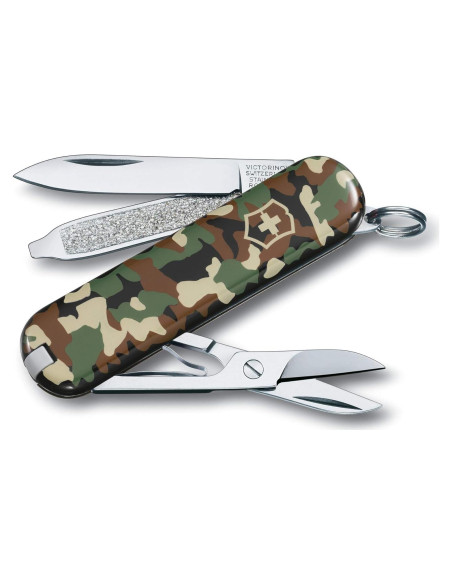 Cuchillo de bolsillo Victorinox Clásico Camuflaje 7 funciones Cuchillo de bolsillo Victorinox Clásico Camuflaje 7 funciones